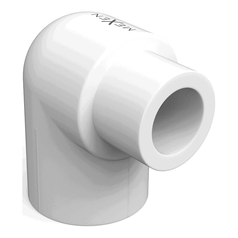 Mexen PPR 90°-os hegeszthető nyakú könyök PPR csövekhez 32 x 32, PN25 - W97335-3232-00