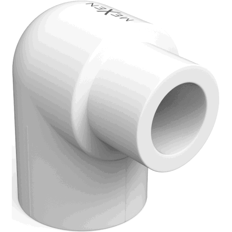 Mexen PPR 90°-os hegeszthető nyakú könyök PPR csövekhez 32 x 32, PN25 - W97335-3232-00