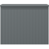 Mexen Rivel dulap baie sub chiuvetă 60 cm cu blat, 1 sertar, canelat, grafit mat - 91A20-06047-1-BFC66
