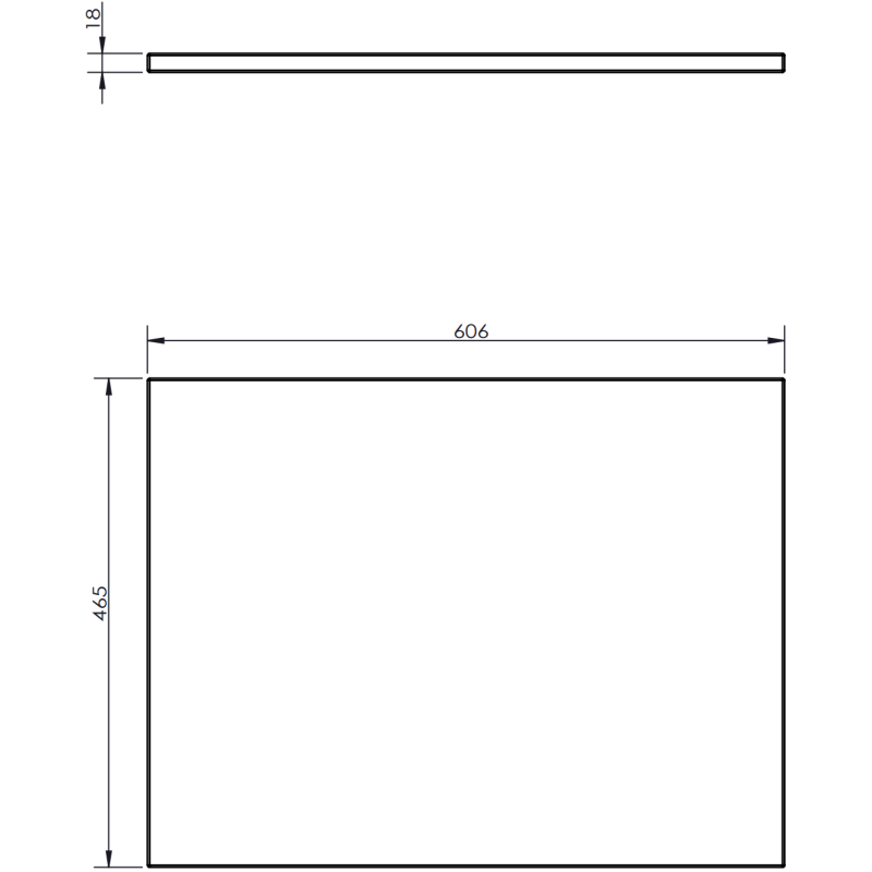 Mexen Rivel 60 cm-es fali szekrény mosdó alá, asztallappal, 1 fiók,  bordázott, dió - 91A20-06047-1-BFC86
