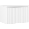Mexen Rivel dulap baie pentru lavoar 70 cm cu blat, 1 sertar, canelat, alb mat - 91A20-07047-1-BFC01