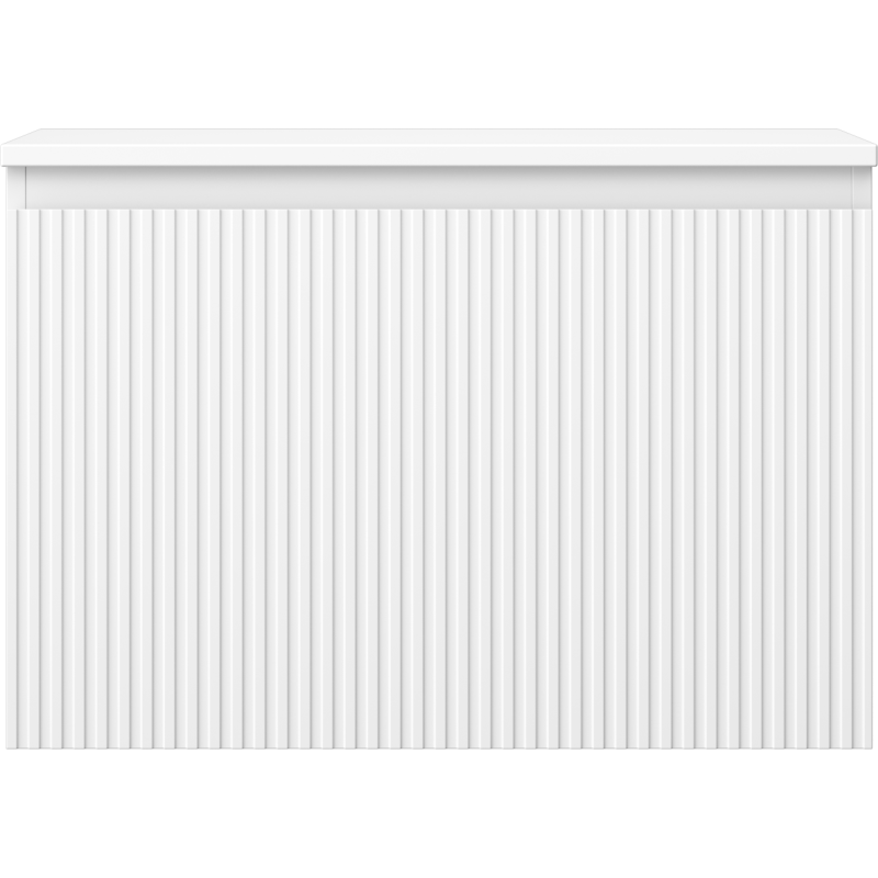 Mexen Rivel dulap de baie sub chiuvetă 70 cm cu blat, 1 sertar, canelat, alb mat - 91A20-07047-1-BFC01