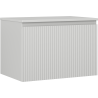 Mexen Rivel dulap baie sub chiuvetă 70 cm cu blat, 1 sertar, canelat, gri mat - 91A20-07047-1-BFC62