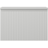 Mexen Rivel dulap baie sub lavoar de 70 cm cu blat, 1 sertar, striat, gri mat - 91A20-07047-1-BFC62