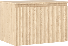 Mexen Rivel dulap baie sub lavoar 70 cm cu blat, 1 sertar, riflat, stejar - 91A20-07047-1-BFC81