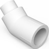Mexen PPR könyök 45° hegeszthető PPR csövekhez 25 x 25, PN25 - W97336-2525-00
