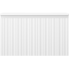 Mexen Rivel dulap baie sub lavoar 80 cm cu blat, 1 sertar, canelat, alb mat - 91A20-08047-1-BFC01