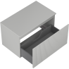 Mexen Rivel dulap baie sub lavoar 80 cm cu blat, 1 sertar, canelat, gri mat - 91A20-08047-1-BFC62