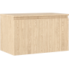 Mexen Rivel dulap baie sub chiuvetă 80 cm cu blat, 1 sertar, canelat, stejar - 91A20-08047-1-BFC81