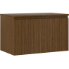 Mexen Rivel dulap baie sub chiuvetă 80 cm cu blat, 1 sertar, cu caneluri, nuc - 91A20-08047-1-BFC86