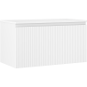 Mexen Rivel dulap de baie sub lavoar 90 cm cu blat, 1 sertar, canelat, alb mat - 91A20-09047-1-BFC01