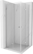 Mexen Lima Duo cabină de duș pliabilă 80 x 80 cm, transparent, Crom - 856-080-080-02-00