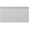 Dulap de baie Mexen Rivel sub lavoar 90 cm cu blat, 1 sertar, canelat, gri mat - 91A20-09047-1-BFC62