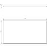 Mexen Rivel dulap baie pentru lavoar 90 cm cu blat, 1 sertar, riflat, grafit mat - 91A20-09047-1-BFC66