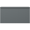 Mexen Rivel dulap baie pentru lavoar 90 cm cu blat, 1 sertar, riflat, grafit mat - 91A20-09047-1-BFC66
