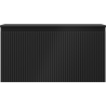 Mexen Rivel dulap baie sub lavoar 90 cm cu blat, 1 sertar, canelat, negru mat - 91A20-09047-1-BFC71