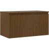 Mexen Rivel dulap de baie pentru lavoar, 90 cm cu blat, 1 sertar, canelat, nuc - 91A20-09047-1-BFC86