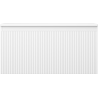 Mexen Rivel dulap baie pentru lavoar 100 cm cu blat, 1 sertar, canelat, alb mat - 91A20-10047-1-BFC01