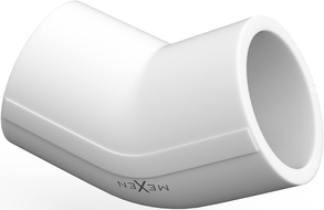 Mexen PPR cot 45° cu lipire pentru țevi PPR 25 x 25, PN20 - W97337-2525-00