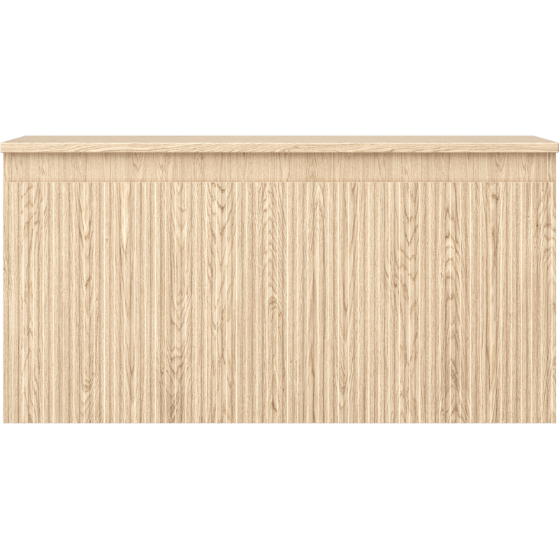 Mexen Rivel dulap de baie sublavoar 100 cm cu blat, 1 sertar, canelat, stejar - 91A20-10047-1-BFC81