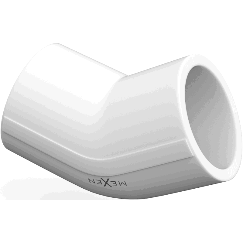 Mexen PPR könyök 45° hegesztett PPR csövekhez 40 x 40, PN20 - W97337-4040-00