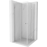 Mexen Lima Duo cabină de duș pliabilă 100 x 100 cm, transparent, Crom - 856-100-100-02-00