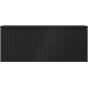 Dulap baie sub-lavoar Mexen Rivel 120 cm cu blat, 1 sertar, canelat, negru mat - 91A20-12047-1-BFC71