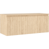 Mexen Rivel dulap baie pentru chiuvetă 120 cm cu blat, 1 sertar, canelat, stejar - 91A20-12047-1-BFC81