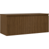 Mexen Rivel dulap baie sub lavoar 120 cm cu blat, 1 sertar, canelat, nuc - 91A20-12047-1-BFC86