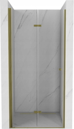 Mexen Lima uși de duș pliabile 70 cm, transparente, aurii - 856-070-000-50-00
