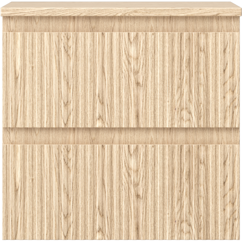 Mexen Rivel dulap baie sub chiuvetă 50 cm cu blat, 2 sertare, canelat, stejar - 91A20-05047-2-BFFC81