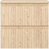 Mexen Rivel dulap baie sub chiuvetă 50 cm cu blat, 2 sertare, cu caneluri, stejar - 91A20-05047-2-BFFC81