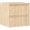 Mexen Rivel dulap baie sub chiuvetă 50 cm cu blat, 2 sertare, cu caneluri, stejar - 91A20-05047-2-BFFC81