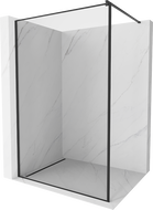 Mexen Kioto panou de duș Walk-in 100 x 200 cm, cadru negru 8 mm, negru - 800-100-101-70-70