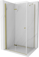Mexen Lima cabină de duș pliabilă 70 x 90 cm, transparent, Aurie - 856-070-090-50-00