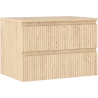 Mexen Rivel dulap baie sub lavoar 70 cm cu blat, 2 sertare, canelat, stejar - 91A20-07047-2-BFFC81