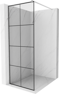 Mexen Kioto perete de duș Walk-in 80 x 200 cm, grilaj negru 8 mm, crom - 800-080-101-01-77