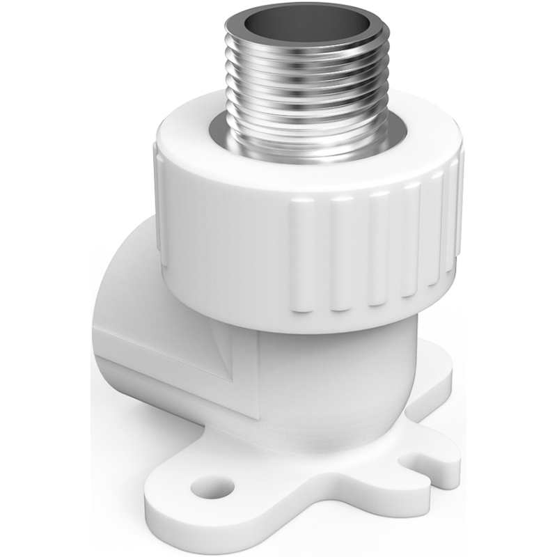 Mexen PPR könyök fali tartóval hegesztett PPR csövekhez 20 x 3/4 GZ - W97341-2034M-00