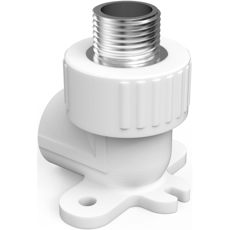 Mexen PPR könyök fali tartóval hegesztett PPR csövekhez 20 x 3/4 GZ - W97341-2034M-00