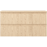 Mexen Rivel dulap baie de 90 cm cu blat, 2 sertare, structurat, stejar - 91A20-09047-2-BFFC81