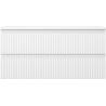 Mexen Rivel dulap baie sub chiuvetă 100 cm cu blat, 2 sertare, canelat, alb mat - 91A20-10047-2-BFFC01
