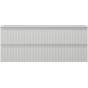 Mexen Rivel dulap de baie sub lavoar 120 cm cu blat, 2 sertare, canelată, gri mat - 91A20-12047-2-BFFC62