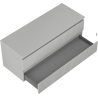 Mexen Rivel dulap de baie sub lavoar 120 cm cu blat, 2 sertare, canelată, gri mat - 91A20-12047-2-BFFC62