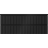 Mexen Rivel dulap baie pentru lavoar 120 cm cu blat, 2 sertare, striat, negru mat - 91A20-12047-2-BFFC71