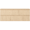 Mexen Rivel dulap baie sub lavoar 120 cm cu blat, 2 sertare, riflat, stejar - 91A20-12047-2-BFFC81