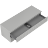 Mexen Rivel dulap de baie sub chiuvetă 140 cm cu blat, 2 sertare, cu caneluri, gri mat - 91A20-14047-2-BFFC62