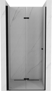 Mexen Lima uși de duș pliabile 80 cm, transparent, negre - 856-080-000-70-00