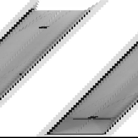 Mexen Lima ușă de duș pliabilă 90 cm, transparentă, neagră - 856-090-000-70-00