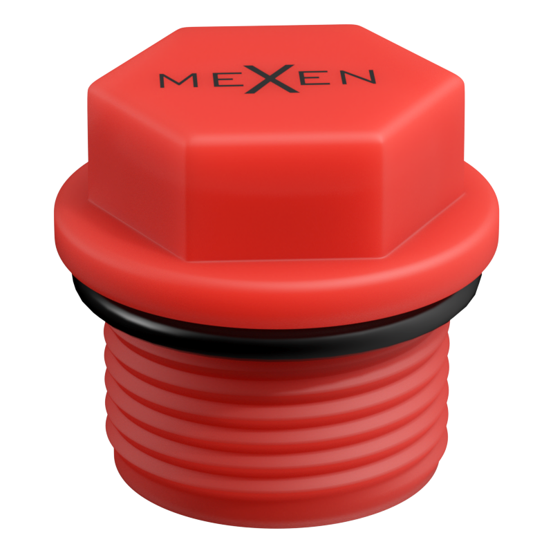 Mexen PPR rövid próbacsatlakozó 1 GZ piros - W97343-10-01