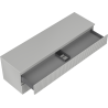 Mexen Rivel dulap de baie sub-chiuvetă 160 cm cu blat, 2 sertare, canelat, gri mat - 91A20-16047-2-BFFC62